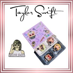 TAYLOR SWIFT Keychain & Collectible Pin Bundle